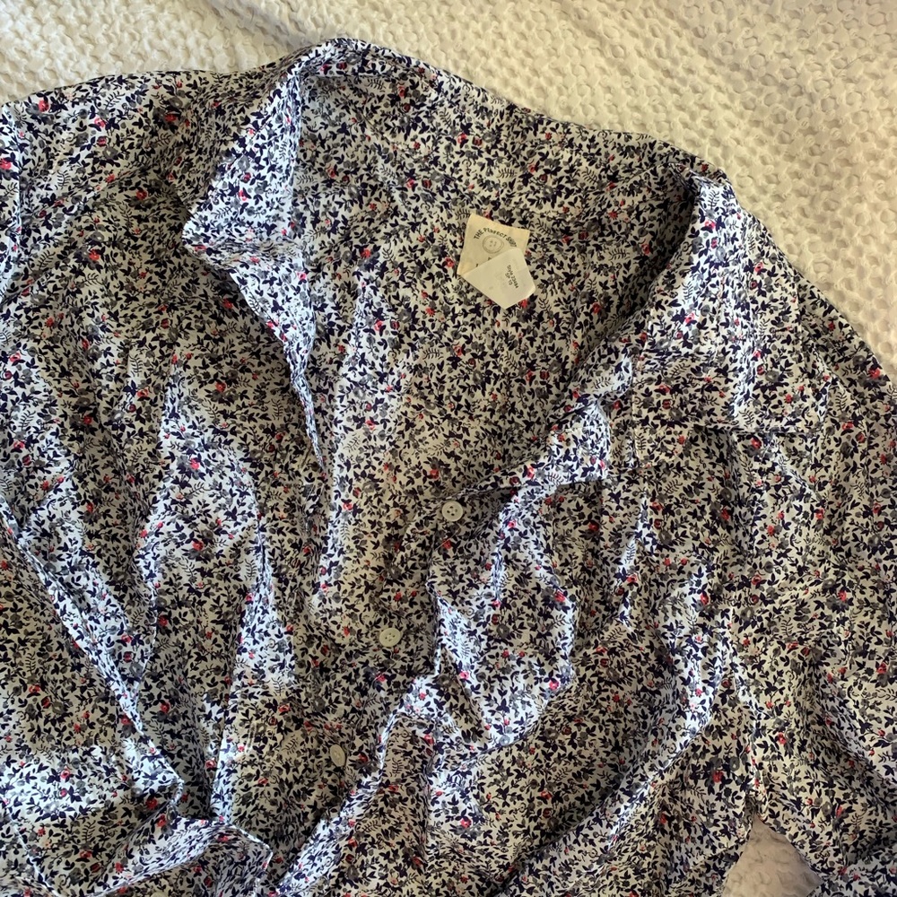 J. Crew NEW button up Floral shirt